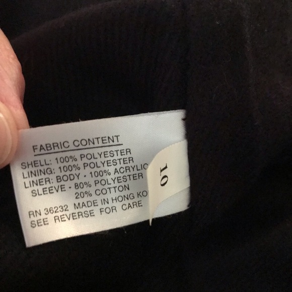 Gallery Women’s Purple Overcoat With Zip Out Lining Size 10 - Picture 6 of 8